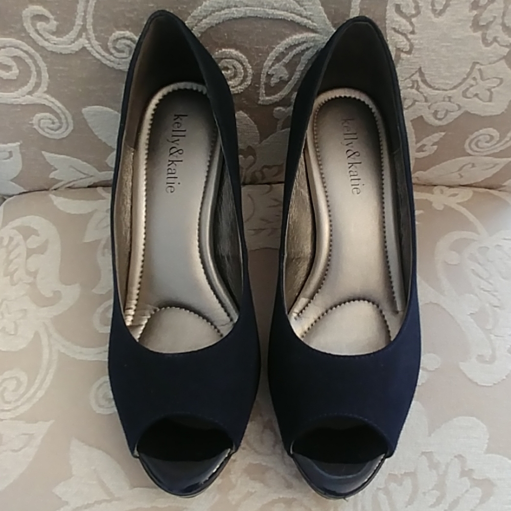 Kelly & Katie Peep Toe Pumps